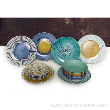 Printed tableware single plate